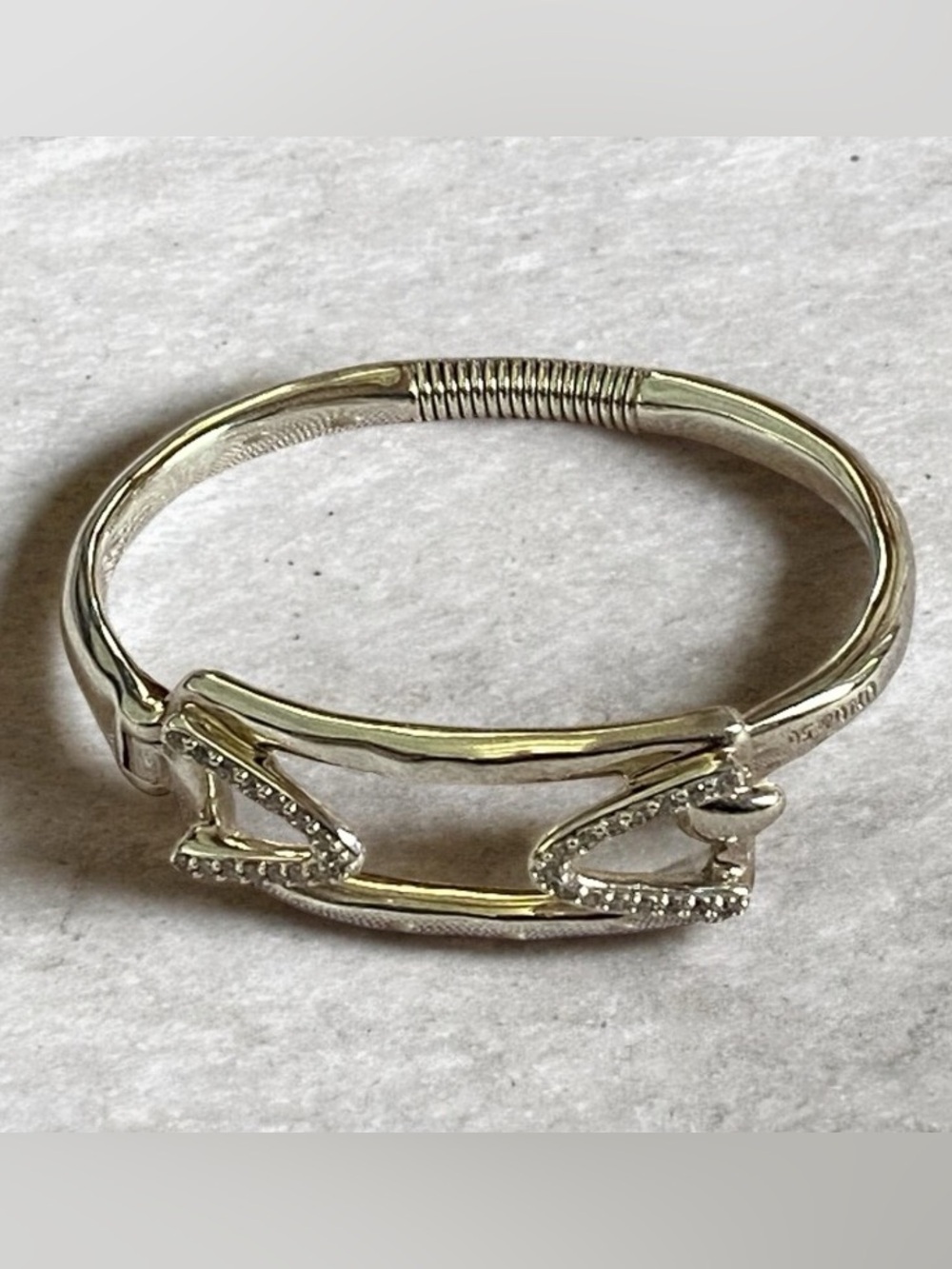 Uno De 50 stand out topaz silver plated bracelet